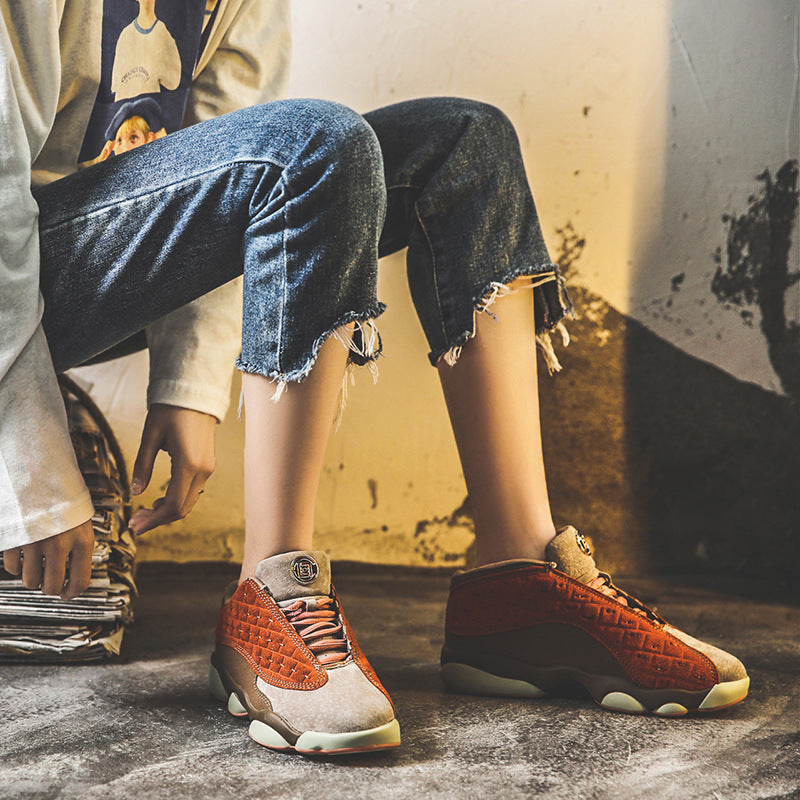 Women's Net Red Terracotta Daddy Sneakers Super Hot Trendy Style