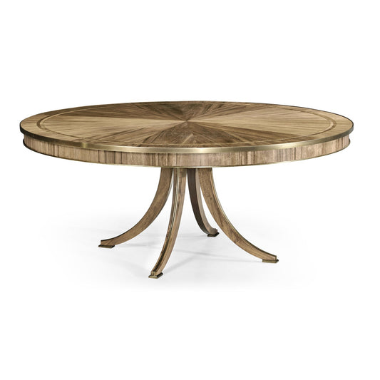 Jonathan Charles Hamilton Round Dining Table (496000-72L-PGA)