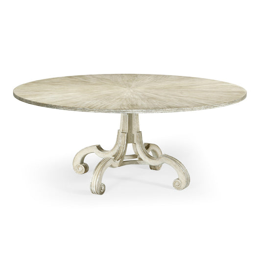 Jonathan Charles Lacock Toasted Oak Dining Table 71"