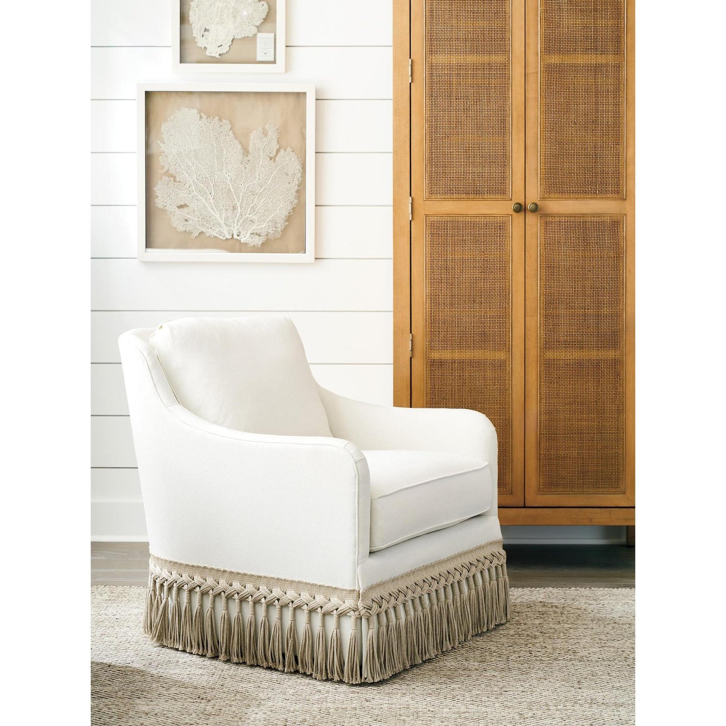 Barclay Butera Barclay Butera Upholstery Salt Creek Swivel Chair