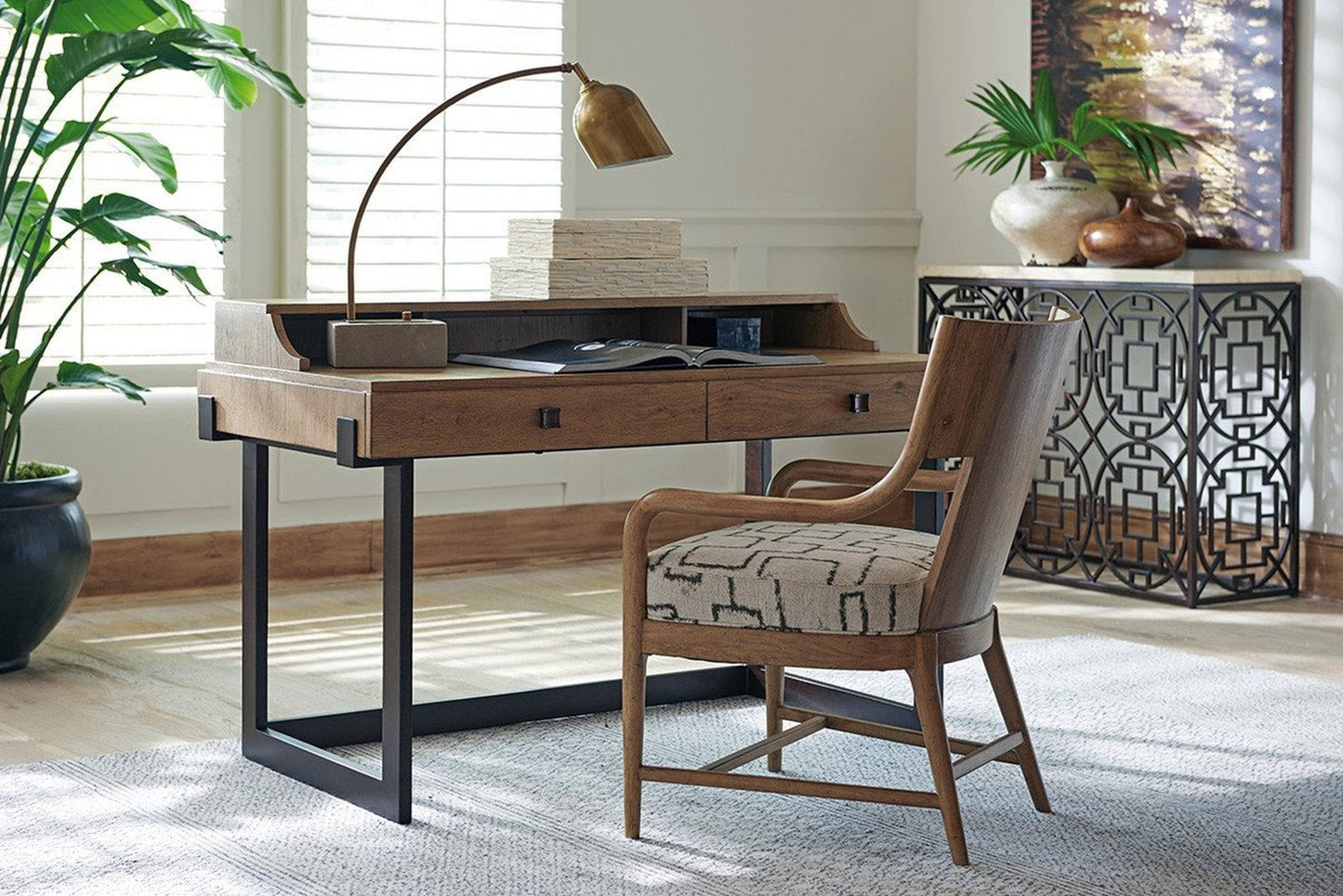 Tommy Bahama Home Los Altos Ackermann Metal Console