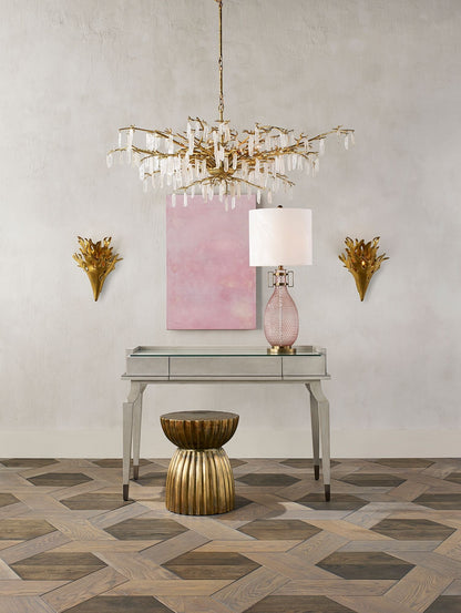 Forest Dawn 60 1/4" Wide 8-Light Gold and Crystal Chandelier