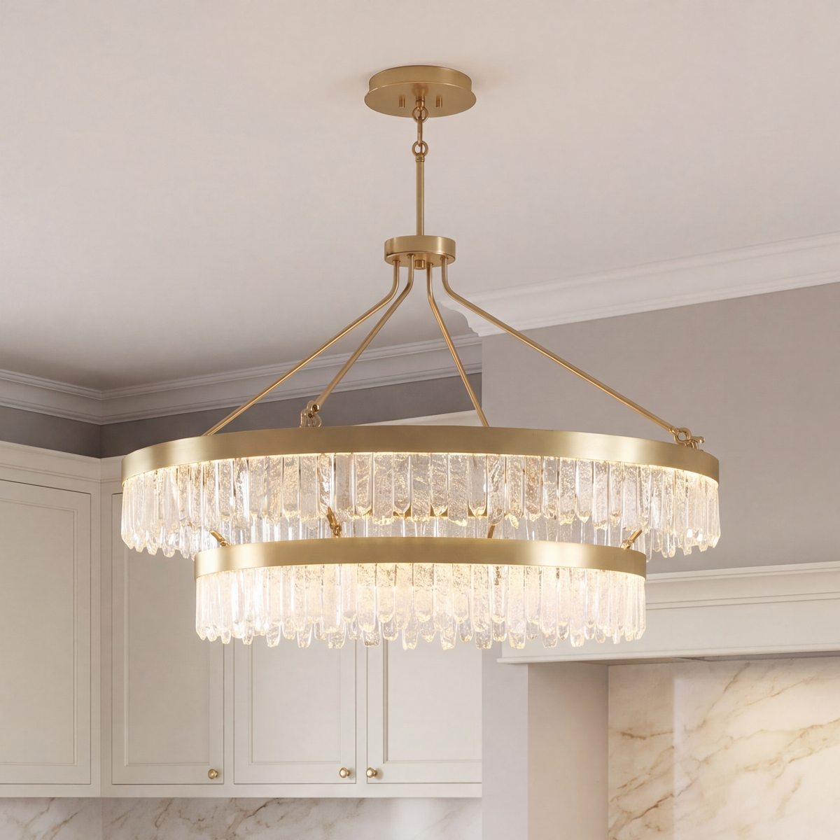 Landon 2-Tier 45-in LED Pendant
