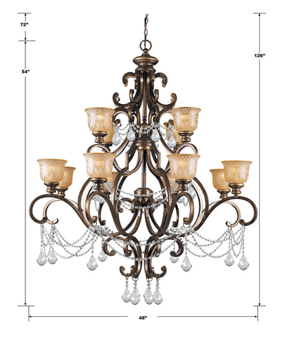 Norwalk 12 Light Chandelier