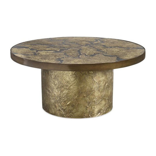 Maitland Smith Flow Round Base Cocktail Table