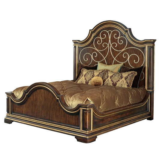 Maitland Smith Majorca Panel Bed - King (MAJ11)