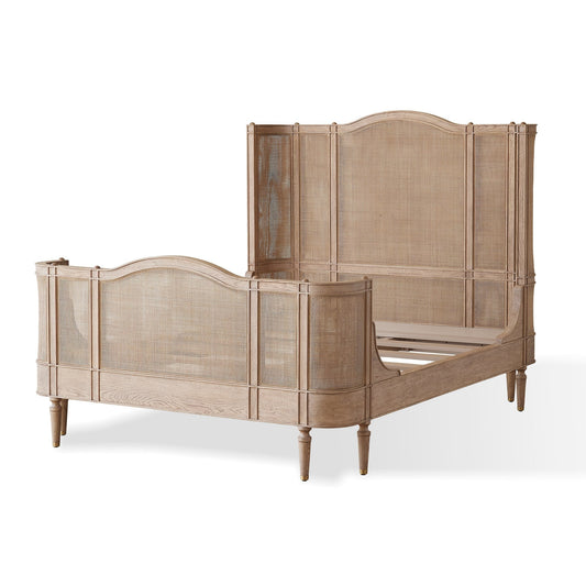 Global Views Blackened Josephine Oak Bed