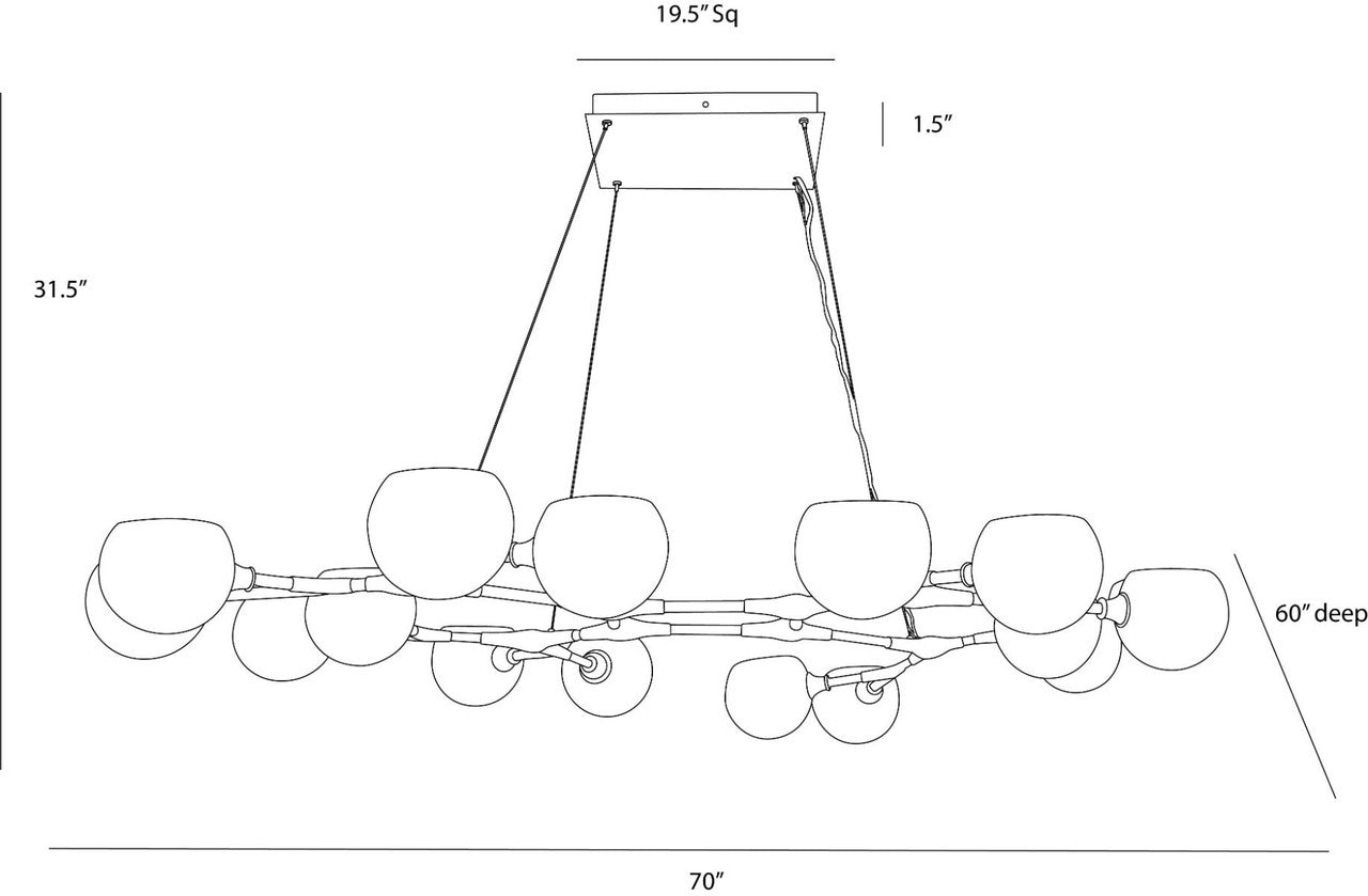 Mahowald Fixed Chandelier