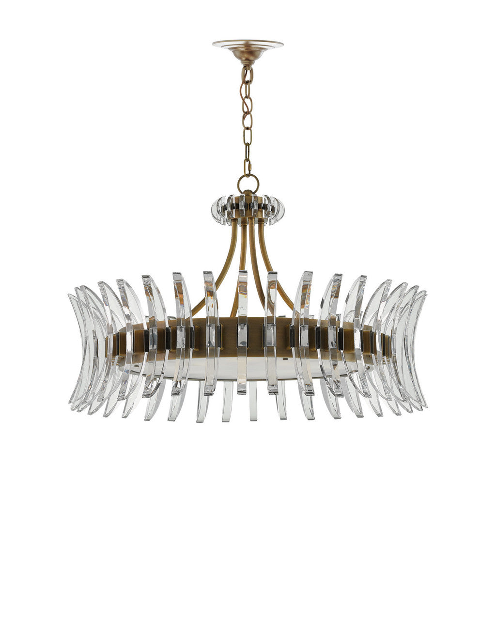 Coquette Brass Chandelier