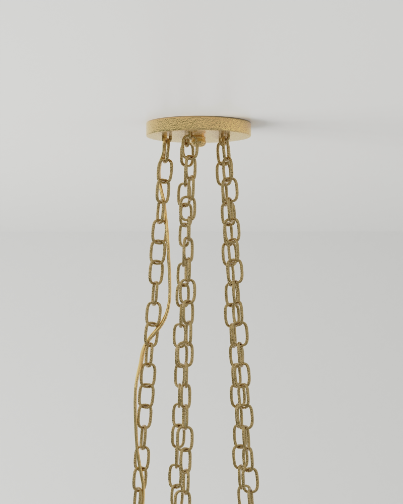 Forest Light Gold Chandelier