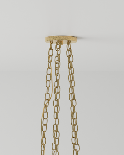 Forest Light Gold Chandelier