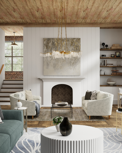 Forest Light Gold Chandelier