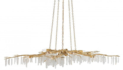 Forest Light Gold Chandelier