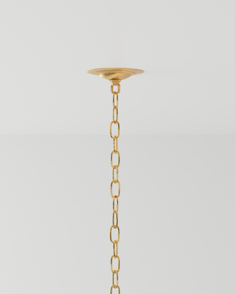 Agave Americana Gold Chandelier
