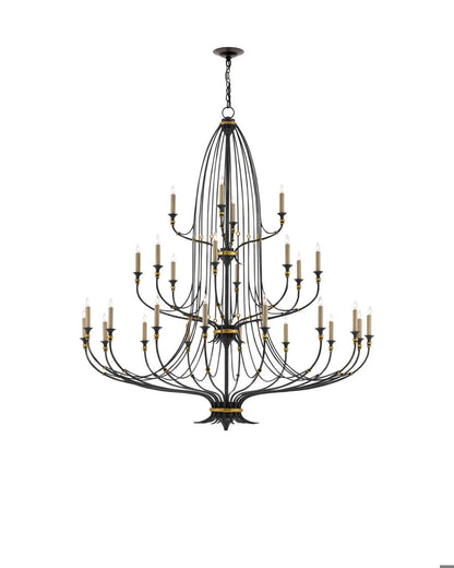 Folgate Grande Black Chandelier
