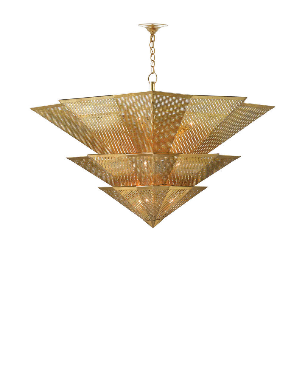 Hanway Gold Chandelier