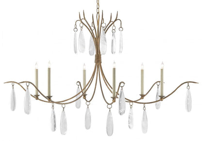 Marshallia Large Gold Chandelier