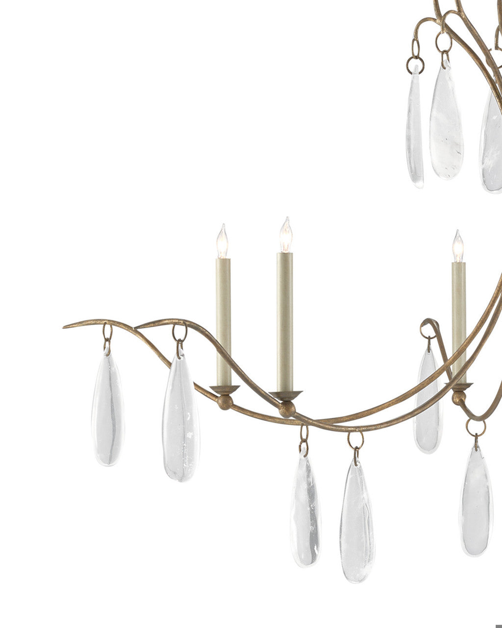 Marshallia Large Gold Chandelier