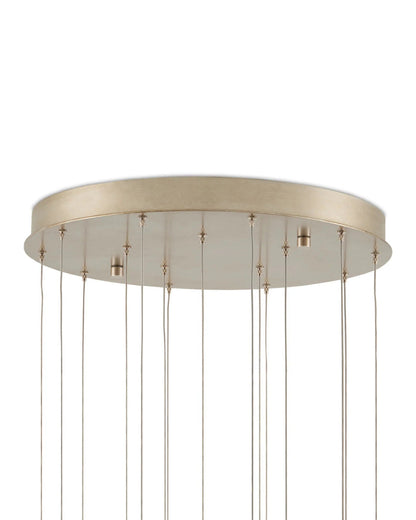 Glace Mirror 15-Light Round Multi-Drop Pendant