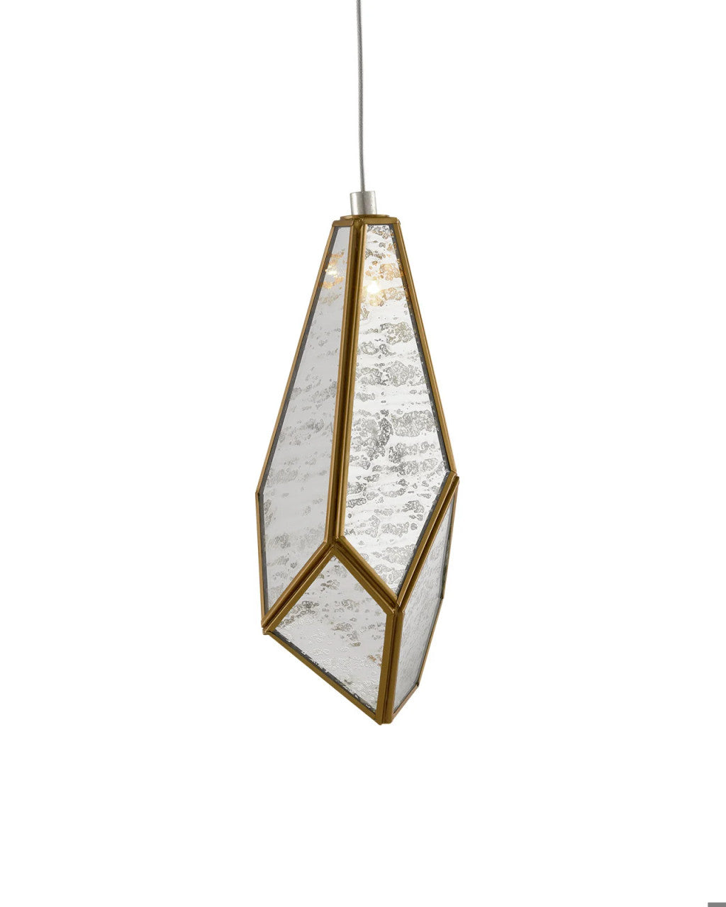 Glace Mirror 15-Light Round Multi-Drop Pendant
