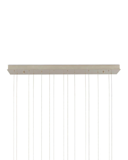 Glace Mirror 15-Light Linear Multi-Drop Pendant