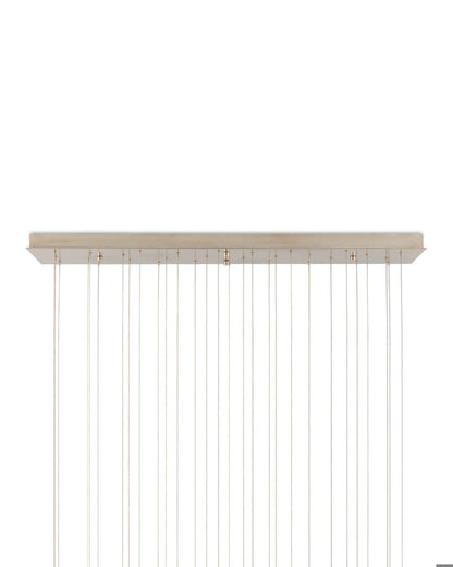 Glace Mirror 30-Light Linear Multi-Drop Pendant