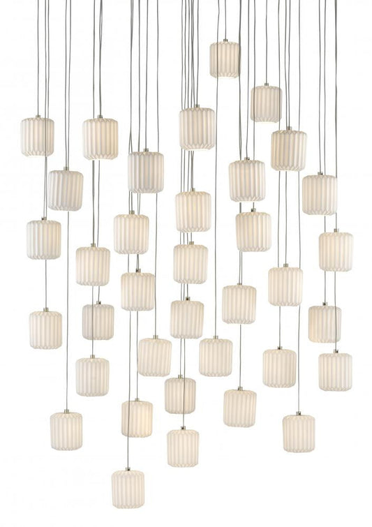 Dove 36-Light Round Multi-Drop Pendant