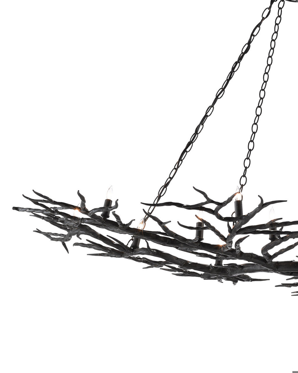 Rainforest Bronze Chandelier