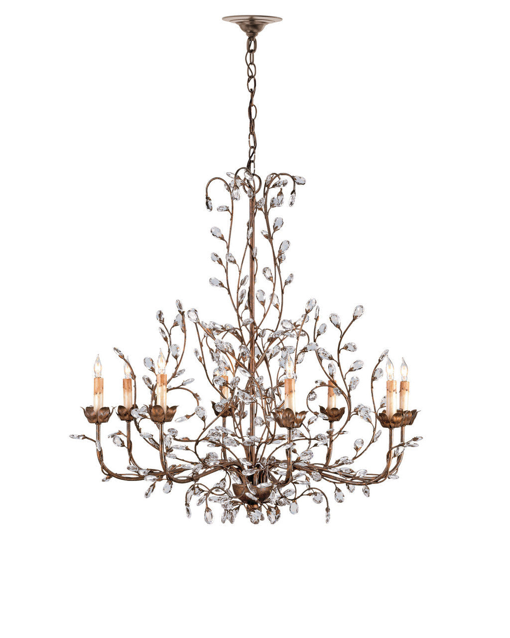 Crystal Bud Cupertino Large Chandelier