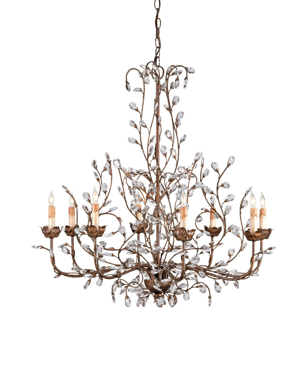 Crystal Bud Cupertino Large Chandelier