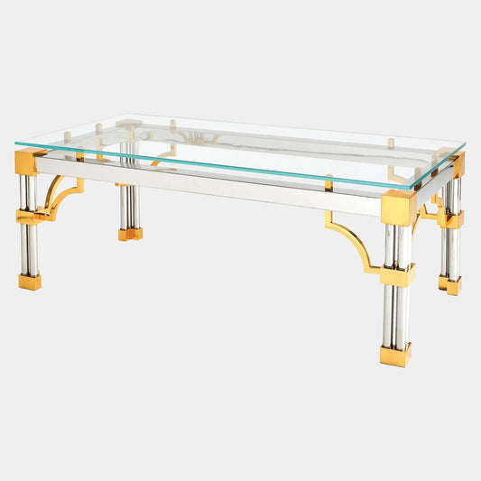 Global Views Tri Column Cocktail Table