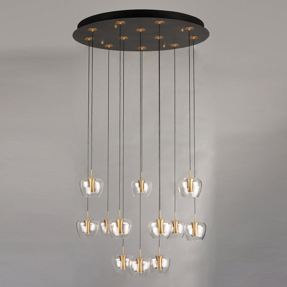 Pietral LED Multi-Light Pendant Light