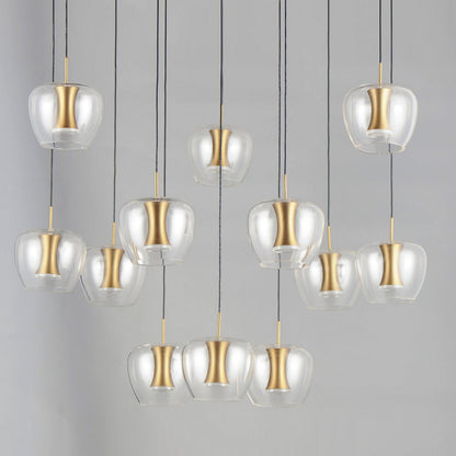 Pietral LED Multi-Light Pendant Light