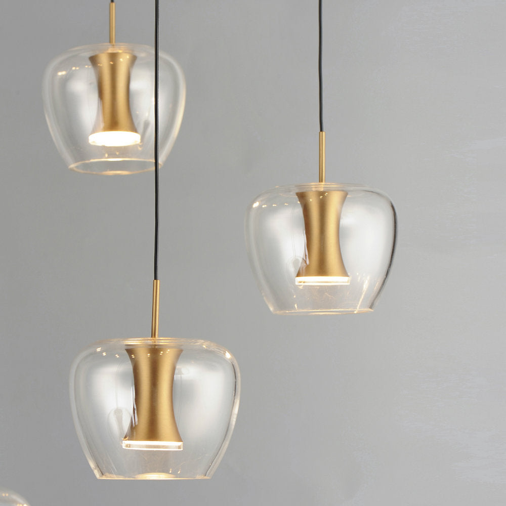 Pietral LED Multi-Light Pendant Light