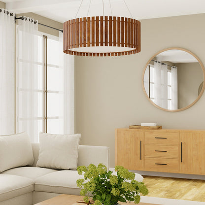 Slatted Drum Pendant