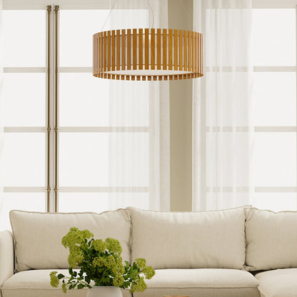 Slatted Drum Pendant