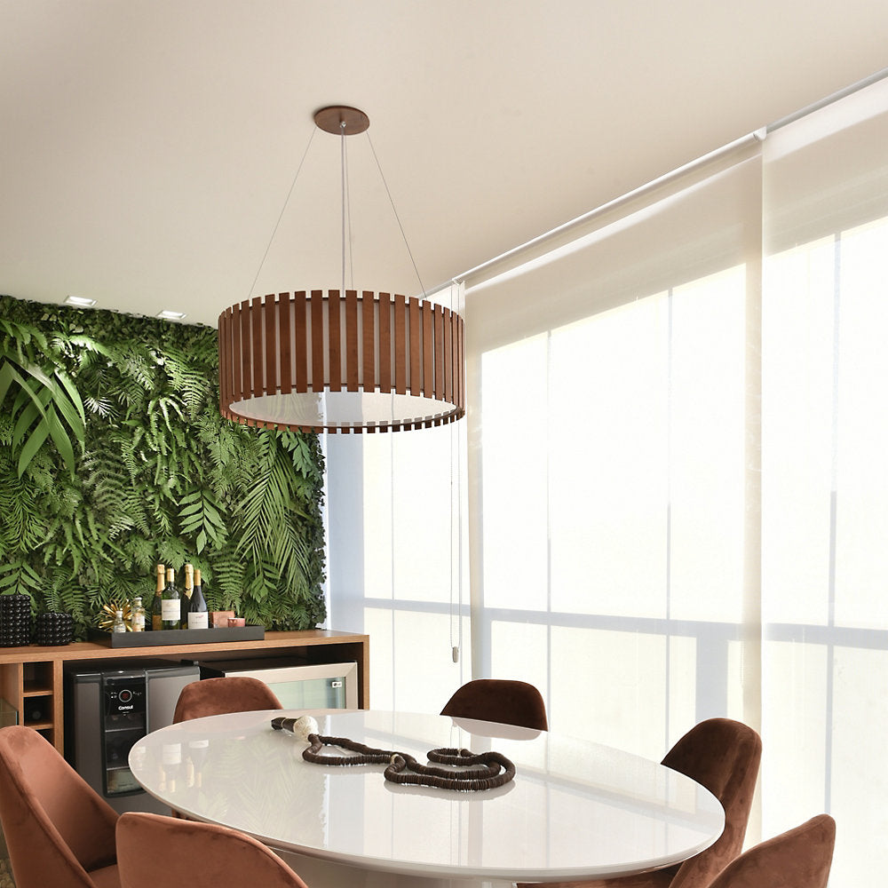 Slatted Drum Pendant