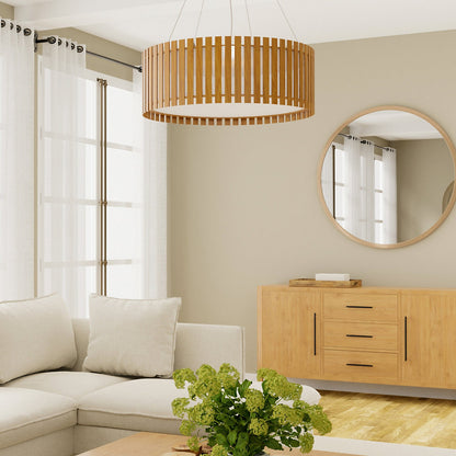 Slatted Drum Pendant