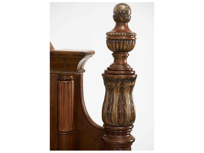 Villa Valencia King Poster Bed in Classic Chestnut