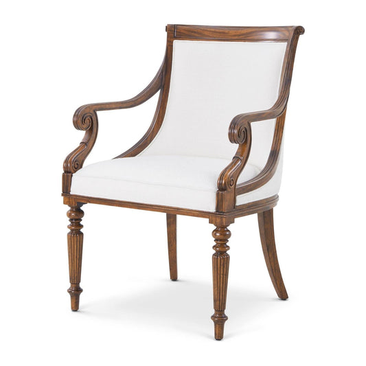 Theodore Alexander Althorp Living History Floris Dining Arm Chair - Set of 2