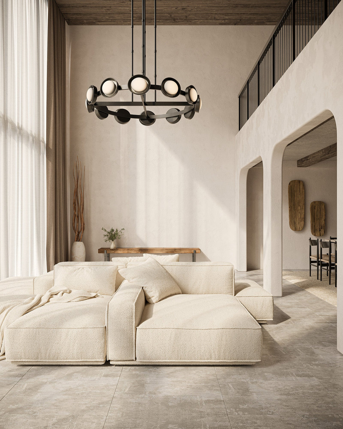 Alonso 50-in LED Chandelier