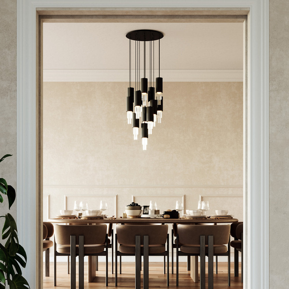 Bordeaux LED Multi-Light Pendant