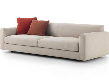 Strips Modular Quilted Fabric Sofa