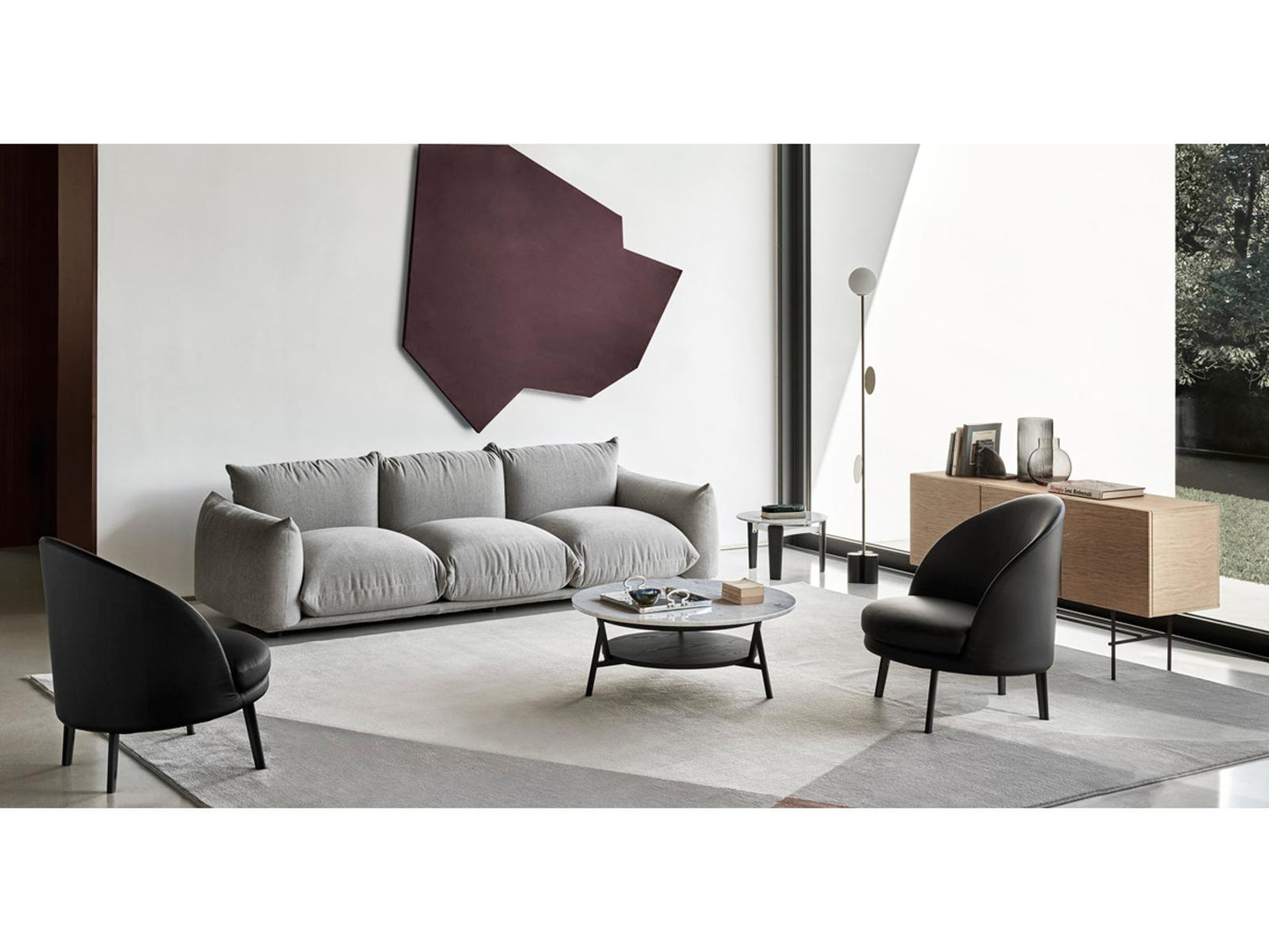 Jim Accent Armchair in Fabric