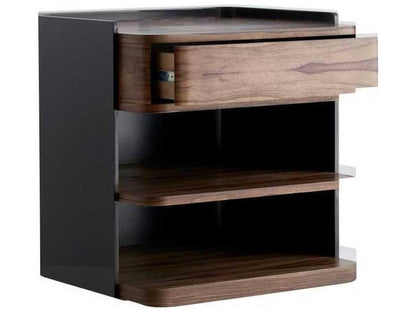 Medici Rectangular Side Table Chateau Gray Ofram Veneer