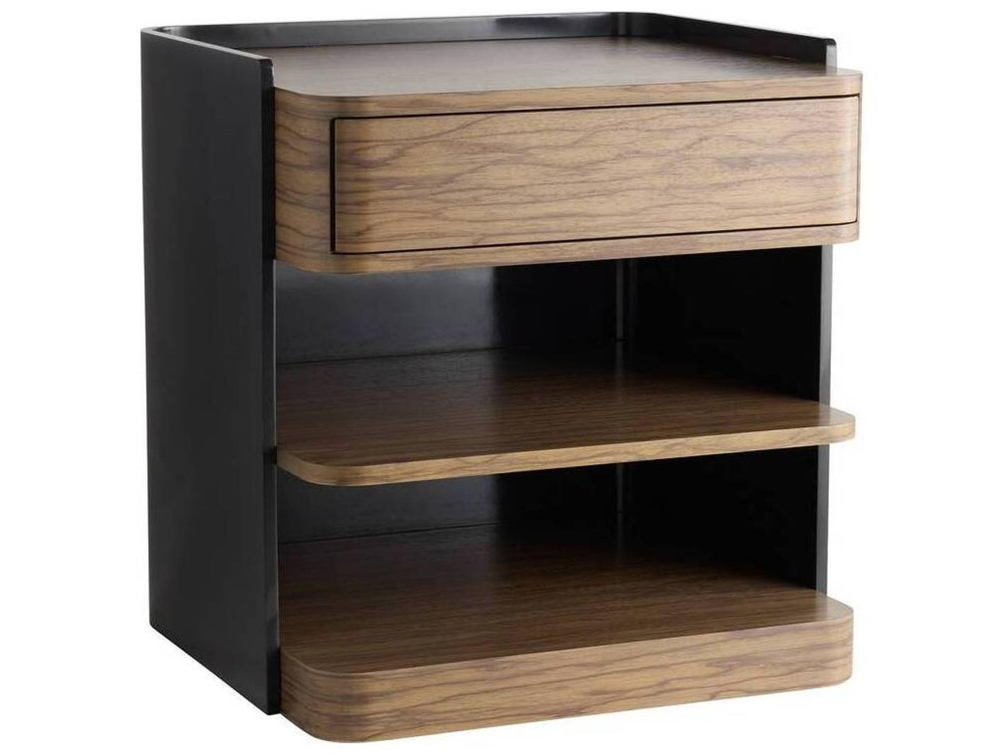 Medici Rectangular Side Table Chateau Gray Ofram Veneer