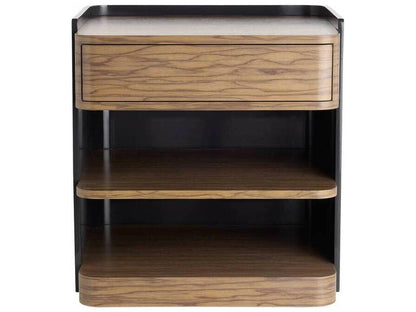 Medici Rectangular Side Table Chateau Gray Ofram Veneer