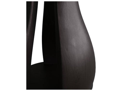 Samara Round 40-Inch Entry Table Ebony Mahogany Wood