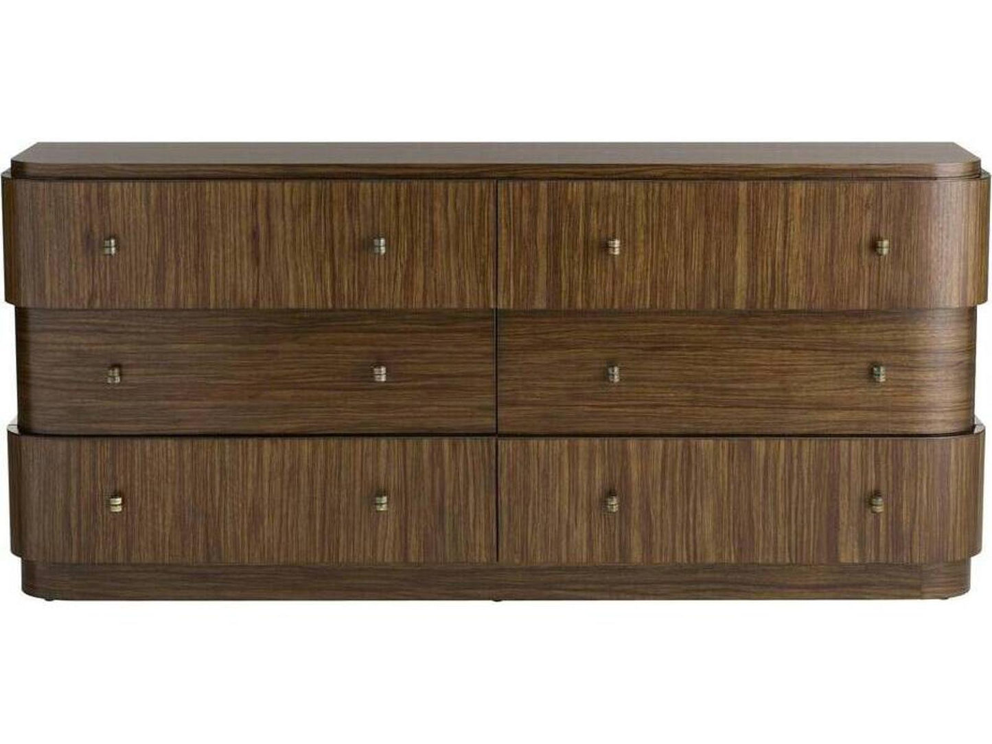 Jacques 6-Drawer Brindle Ofram Veneer Double Dresser