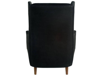 Black Velvet Accent Chair